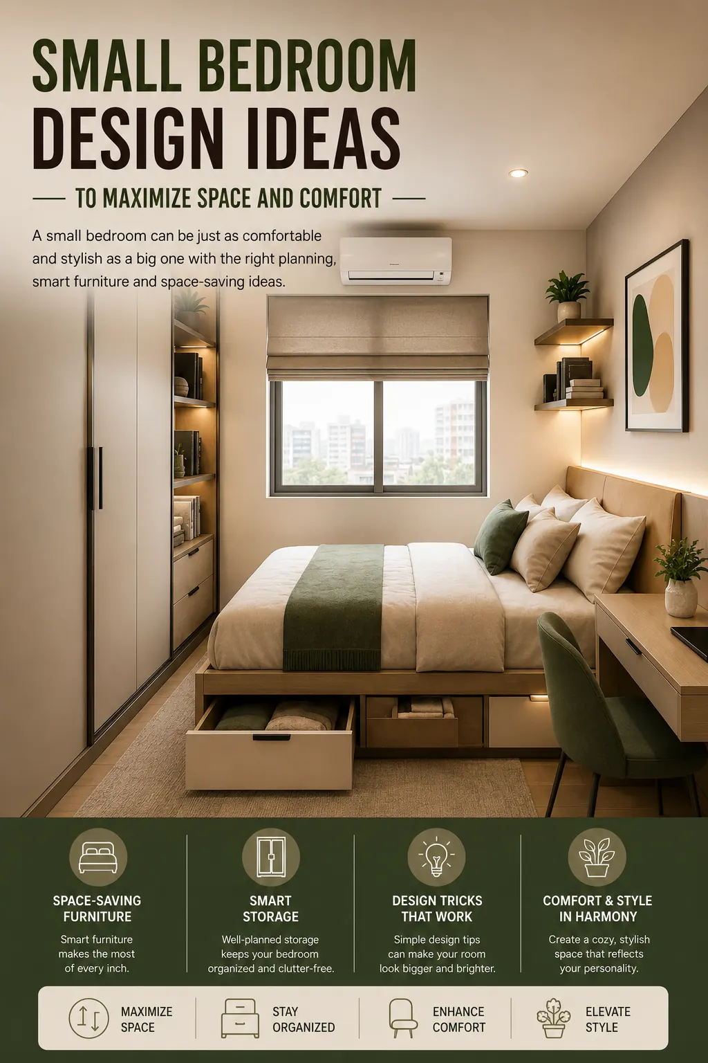 Small bedroom design ideas to maximize space